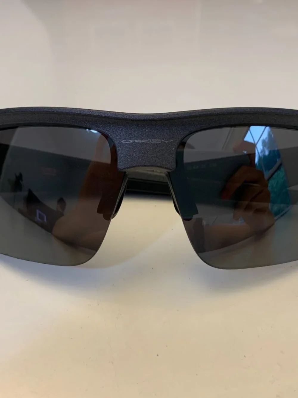 Oakley Bisphaera Sunglasses OO9400-0268 Matte Steel Prizm Black Mirror